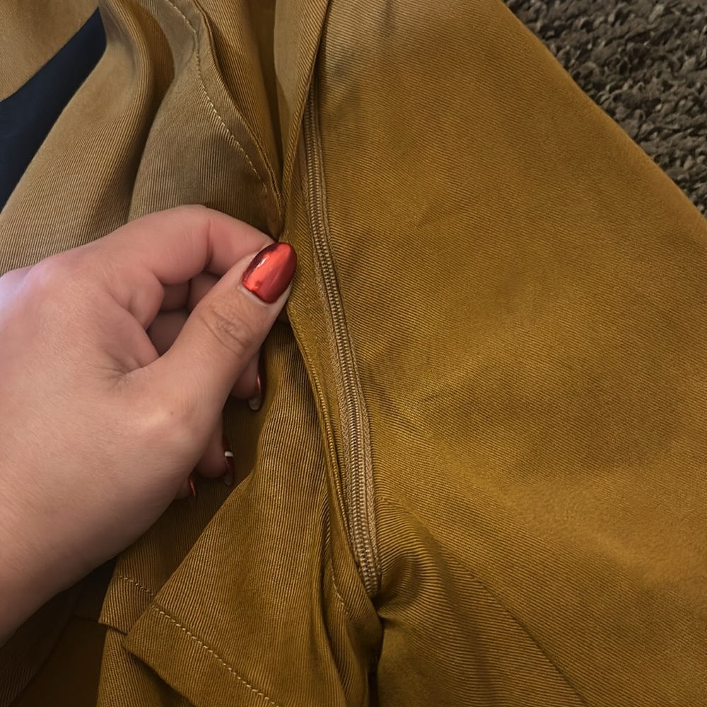 VETTA Camel Brown Trench Coat - Picture 13 of 16